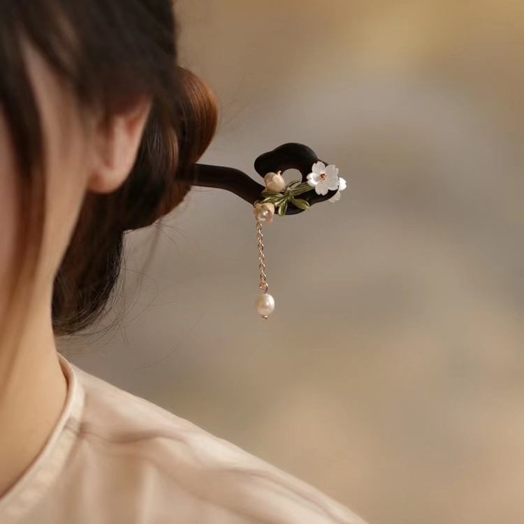 春尽安发簪古风汉服旗袍中国风日常仙