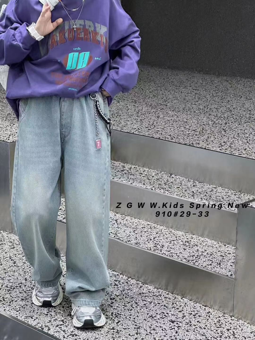 大童青少年牛仔裤