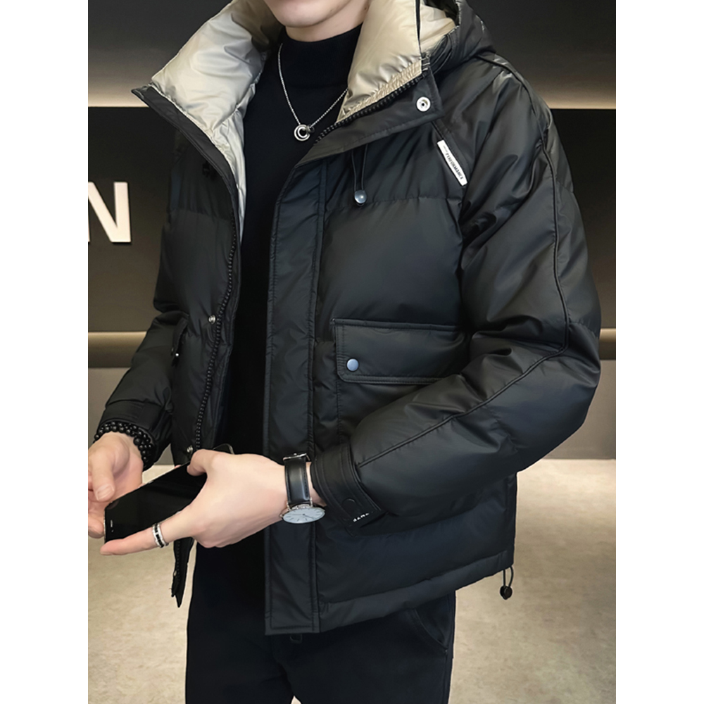 波司登羽绒服男款潮牌工装连帽休闲痞帅气高级感加厚秋冬季2023新