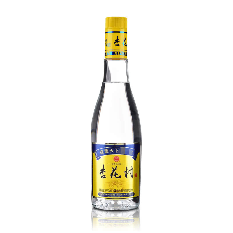 酒快道杏花村金标（玻瓶）白酒（汾酒股份）53度450ml