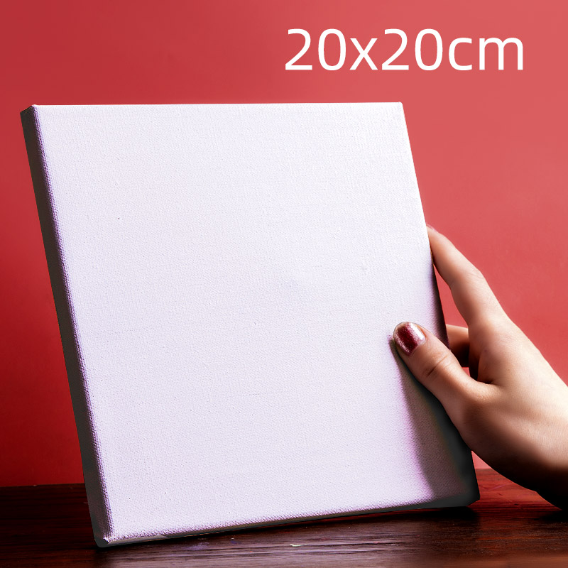 【直播】10个装20*20cm纯棉油画布框1.6cm厚中盛画材