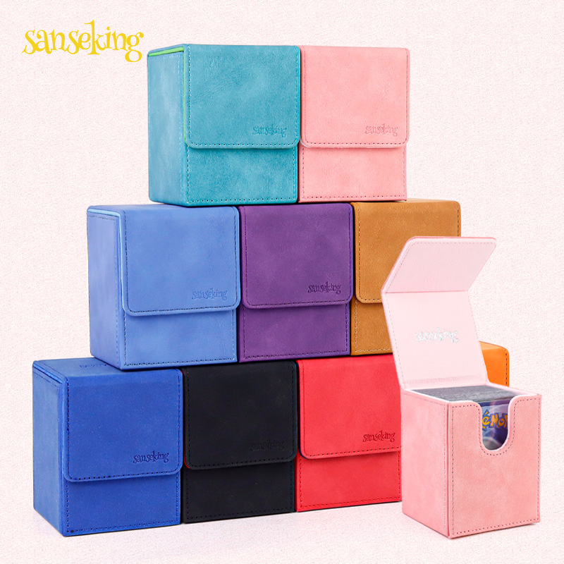 PTCG竖式单格卡盒单套卡组盒宝可梦奥特曼游戏王万智牌卡片收纳盒