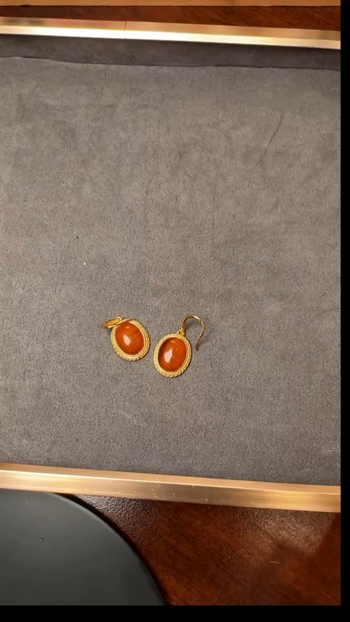 【闪购商品】蜜蜡耳饰未镶嵌DIY多样式随机发一