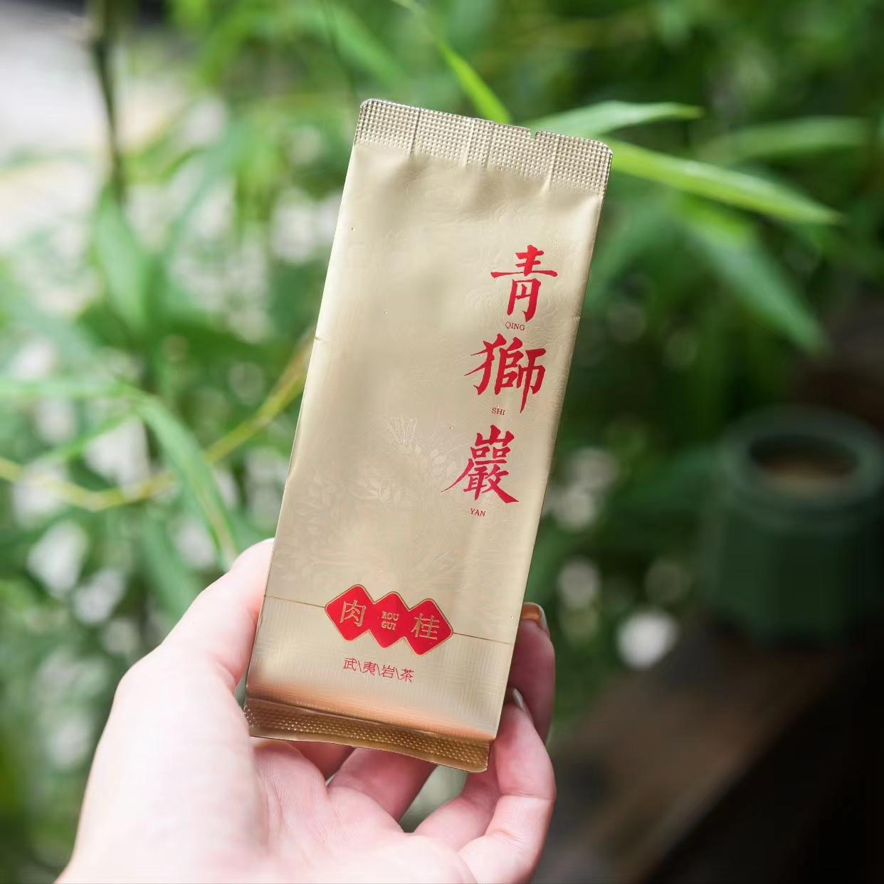 忠义茶事 青狮岩肉桂武夷山正岩茶叶8.5克1泡品鉴装 桂香辛辣感足