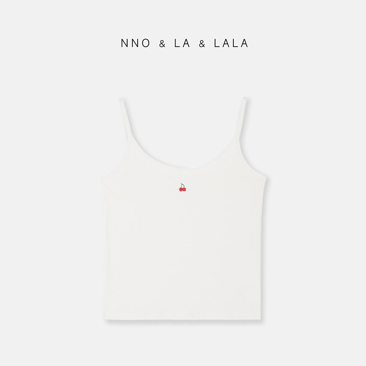 LA 甜欲 樱桃刺绣 吊带背心  26356  