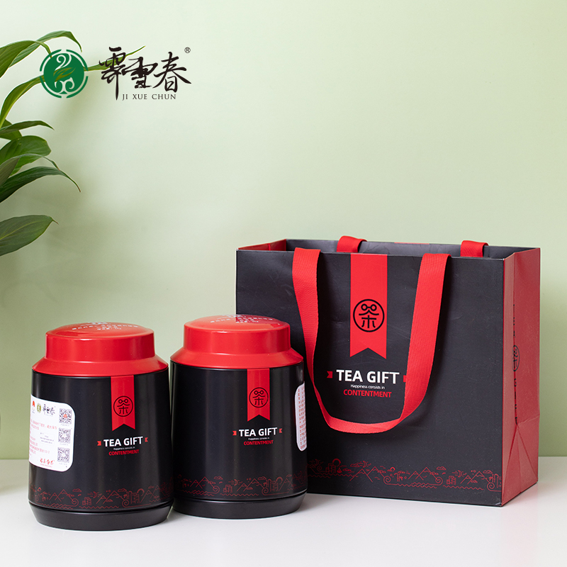 霁雪春2020福鼎白茶贡眉散茶茶叶高山小采茶土茶老白茶罐装40g