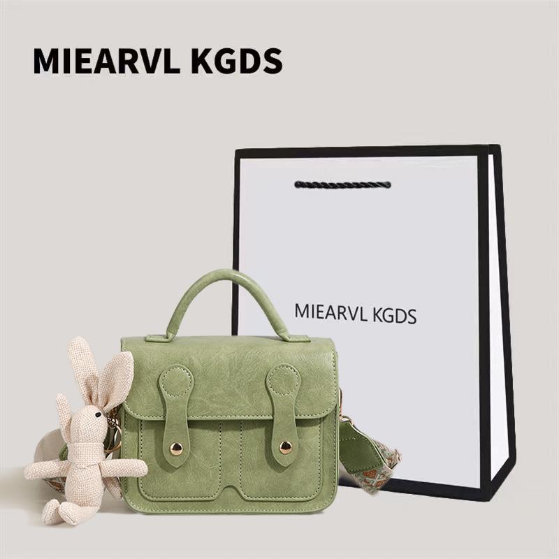 MIEARVL KGDS小众高颜值女士包包2023新款百搭单肩斜挎包剑桥包女