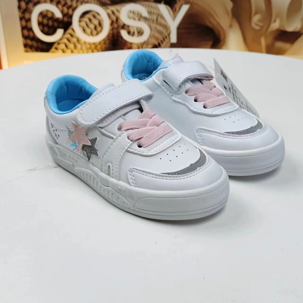 L 下25-30 儿童低帮时尚百搭透气运动板鞋小白鞋 025