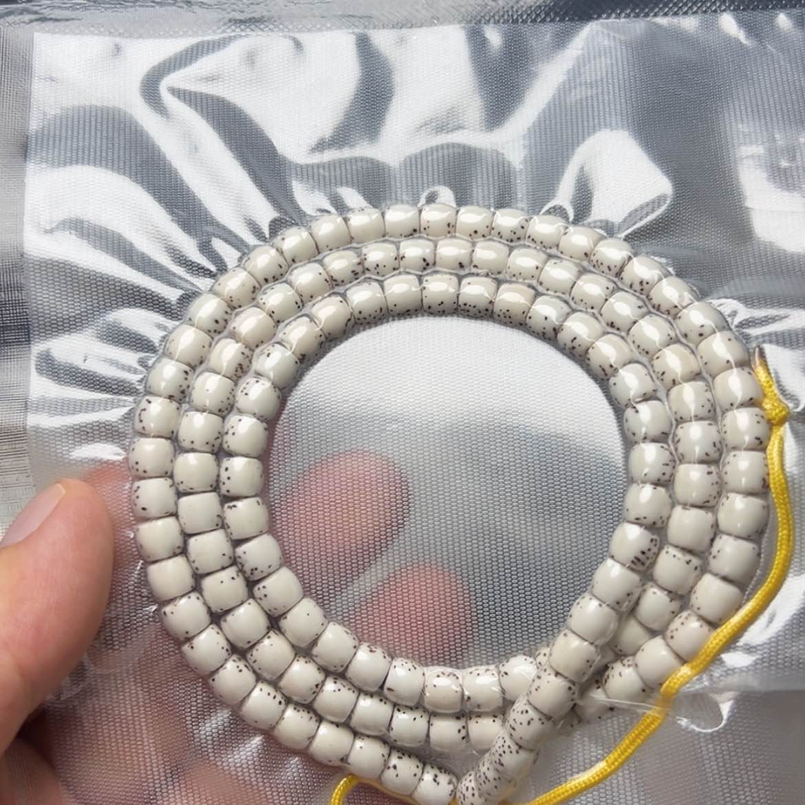 【闪购商品】星月菩提把件M**黄半壁河豚108小细星