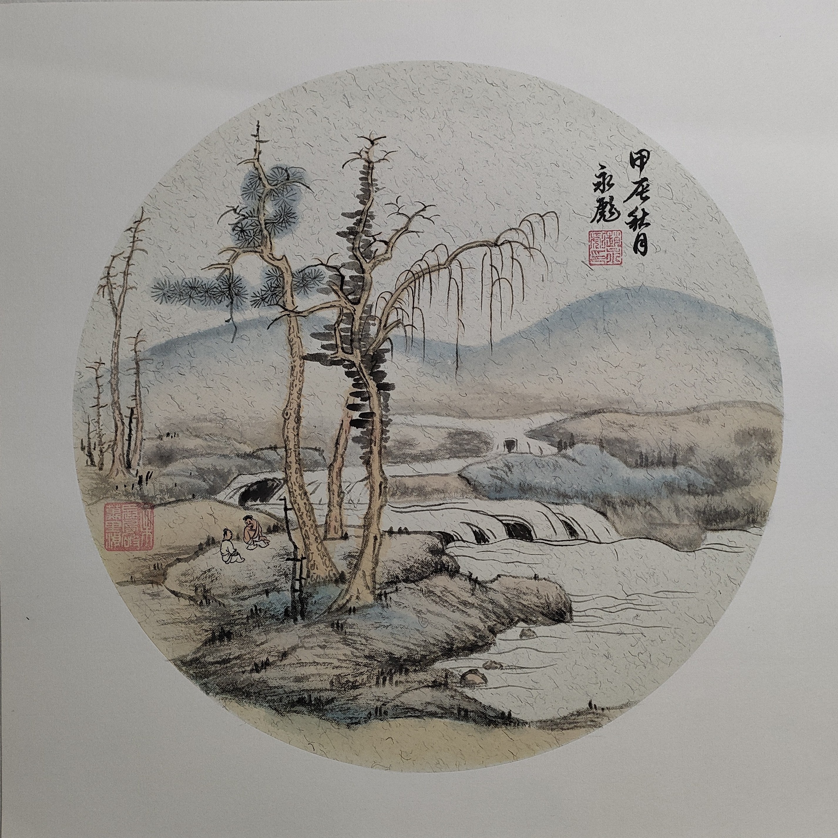 画家赵永彪作品（意境山水）50*50