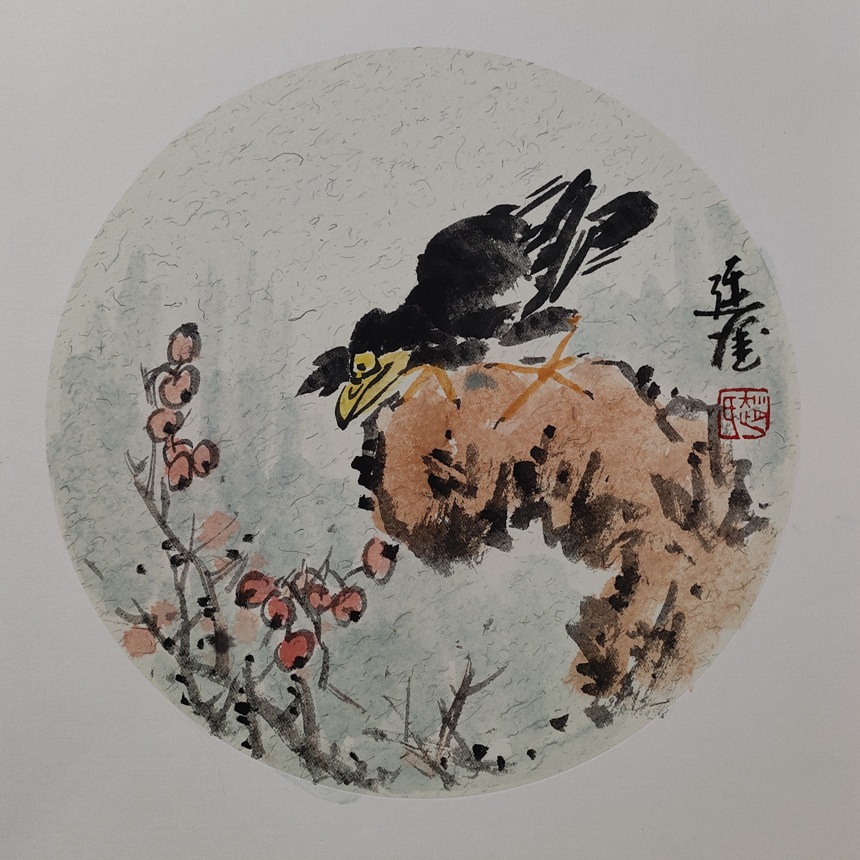 画家赵廷奎作品（秋韵）33*33