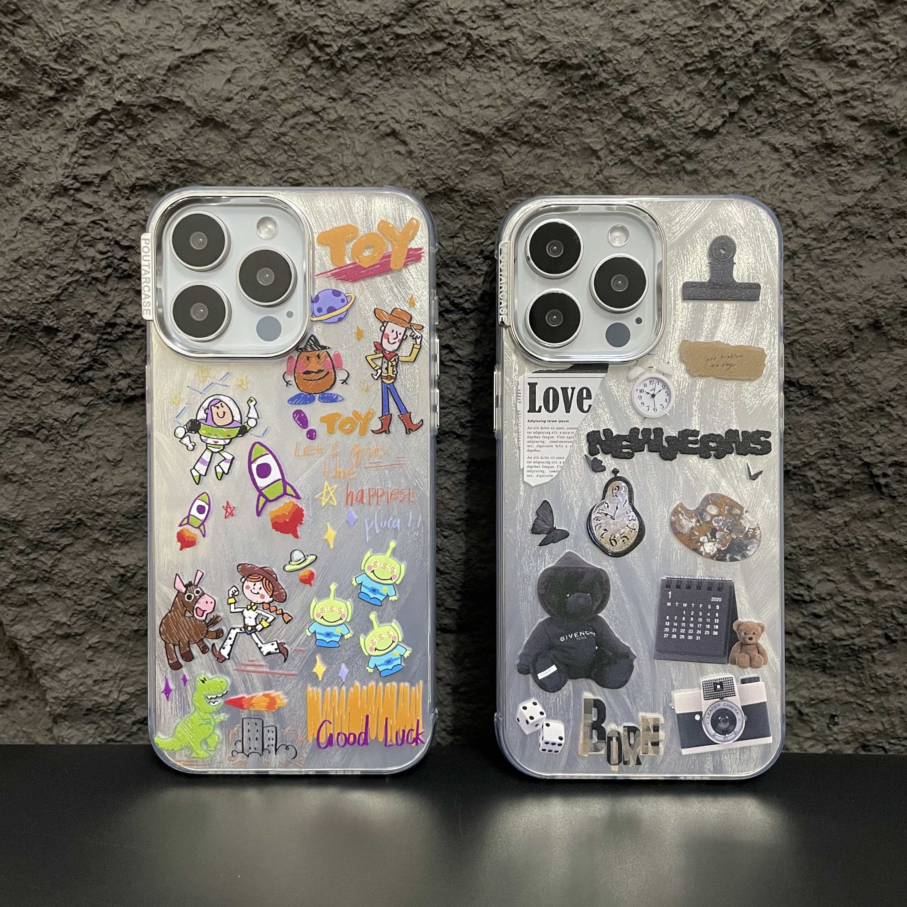 卡通总动员苹果15promax情侣适用iphone14创意全包13可爱电镀防摔