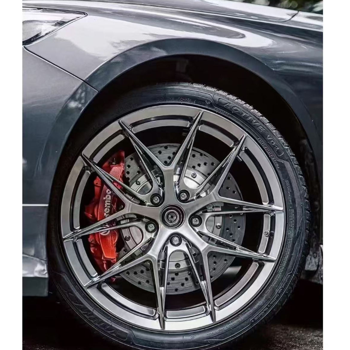 MAINA1617 18 19寸改装轮毂适用宝马5系CC奥迪A4捷豹A6奔驰