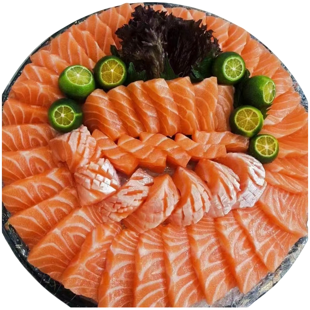 【钜惠浮力】挪威进口三文鱼刺身300克（切好配冰盘）