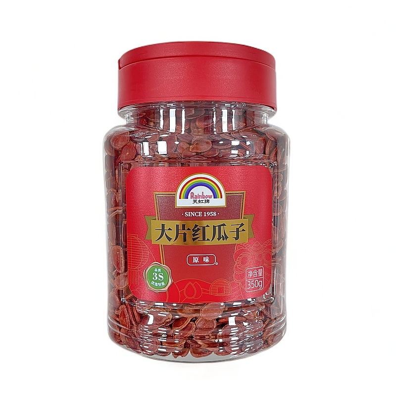 天虹大片红瓜子350g/罐