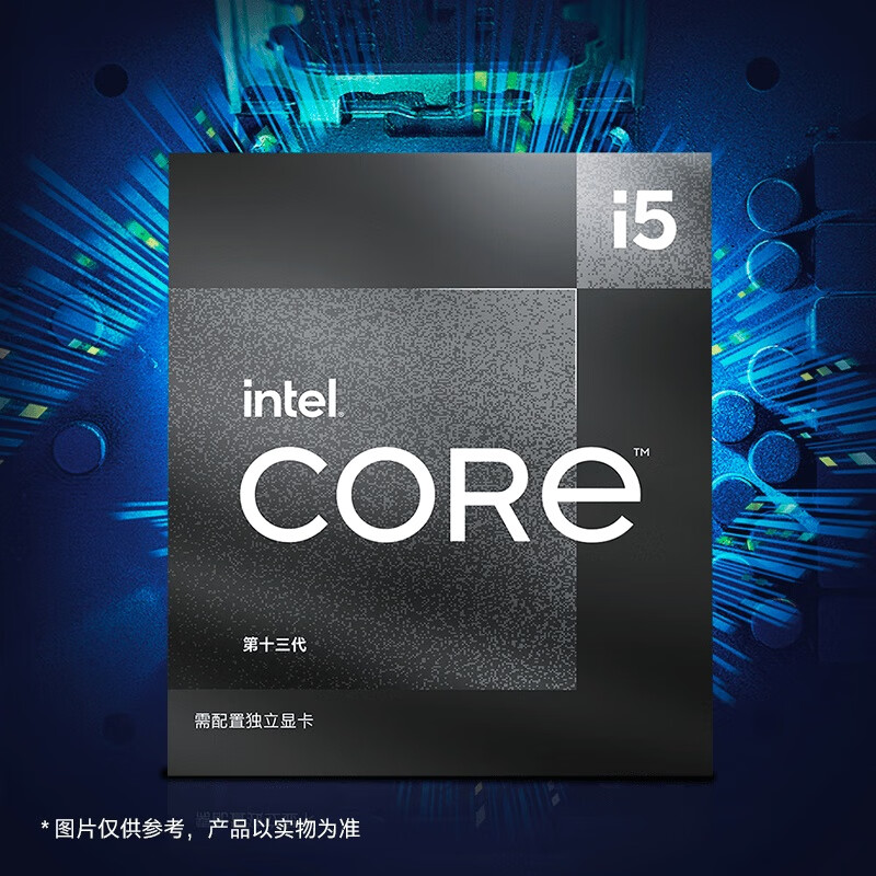 英特尔/IntelI513490F/13400/13600KFCPU处理器台式机原盒超频CPU