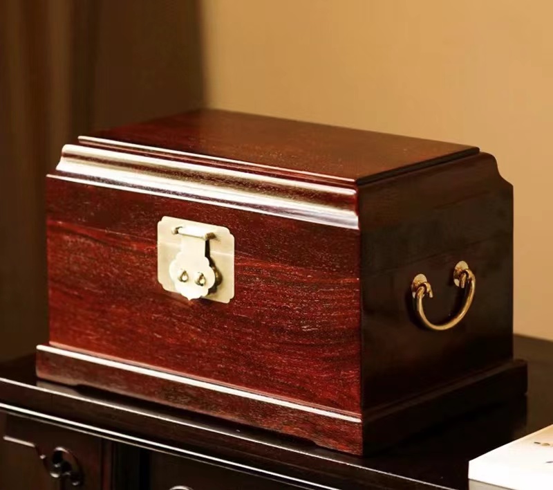 印度小叶紫檀珠宝箱34*23.*22