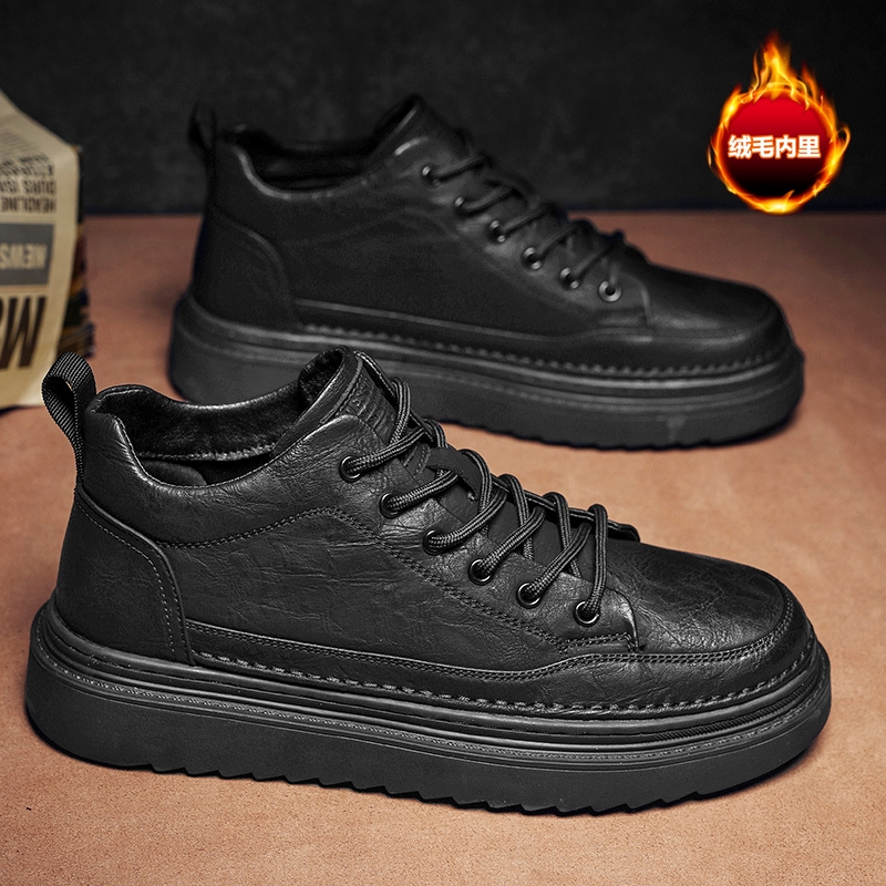英乔丹拉莫斯男鞋冬季加绒保暖二棉鞋感运动休闲板鞋舒适时尚百搭