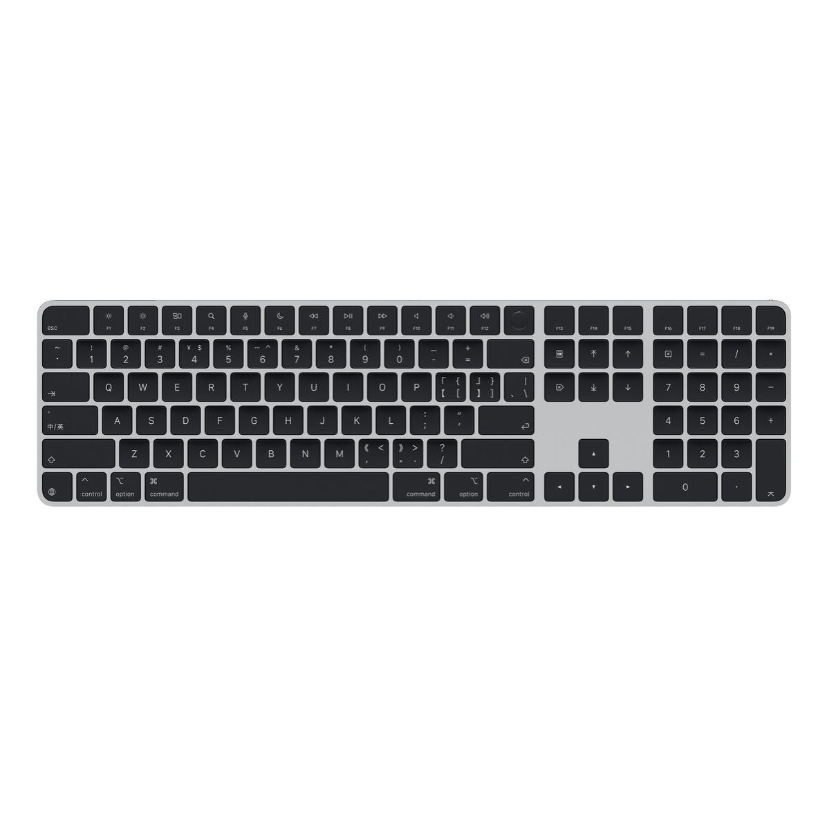 95新 Apple/苹果 MagicMouse妙控三代蓝牙键盘带指纹数字小键盘