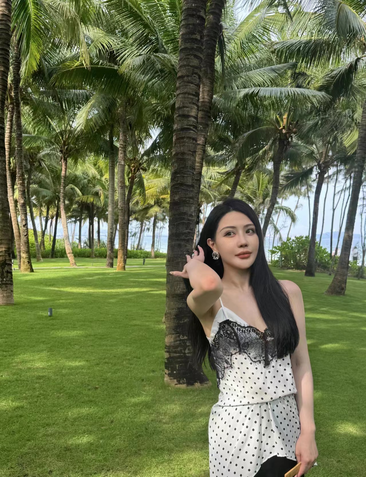 铜合金仿珍珠项链 Boonlai   方形镶钻珠珠项链1999