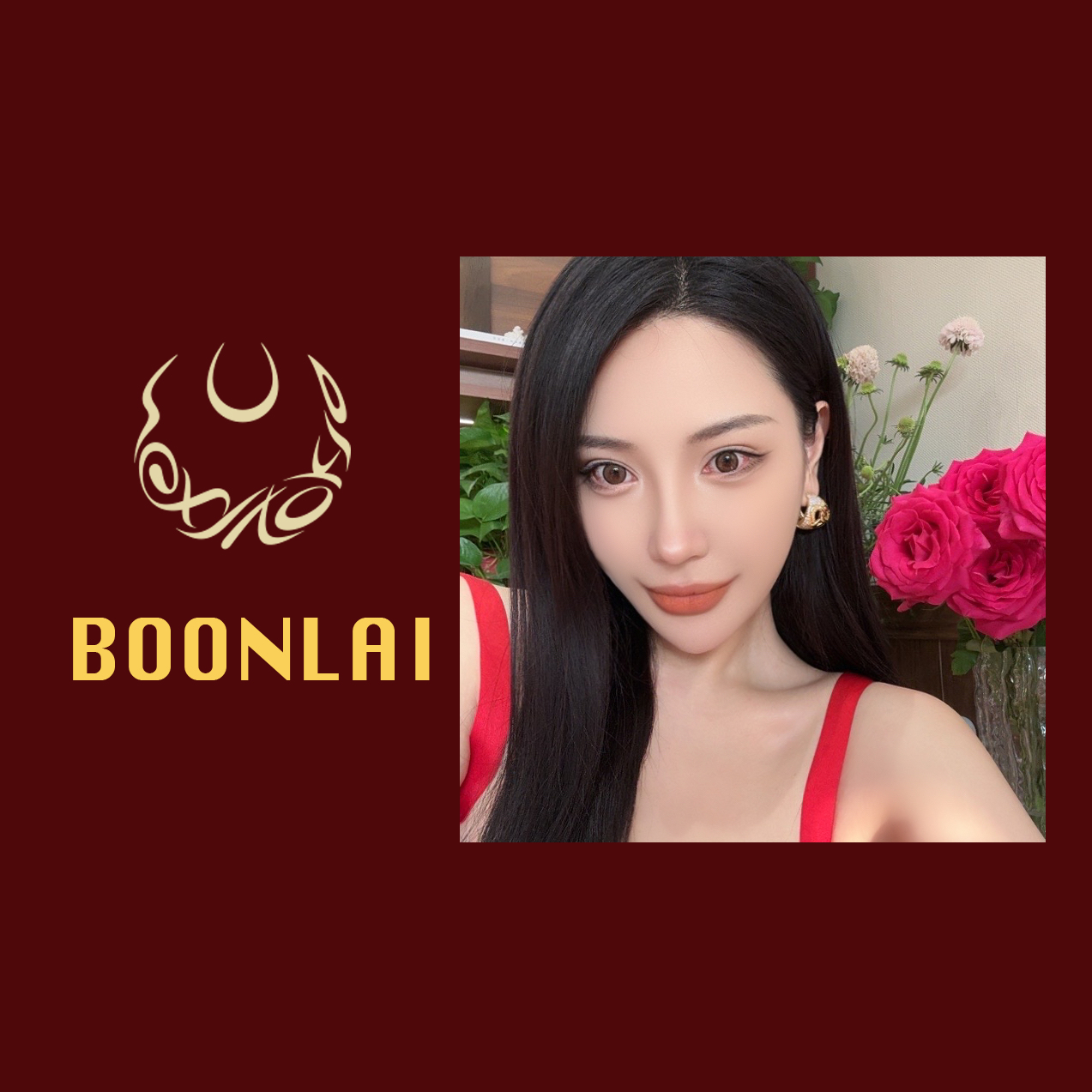 Boonlai  简约镶钻镂空字母发夹dz