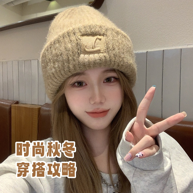 【好物分享】秋冬季帽子女新款大头围保暖针织帽加绒冷帽加厚冬季