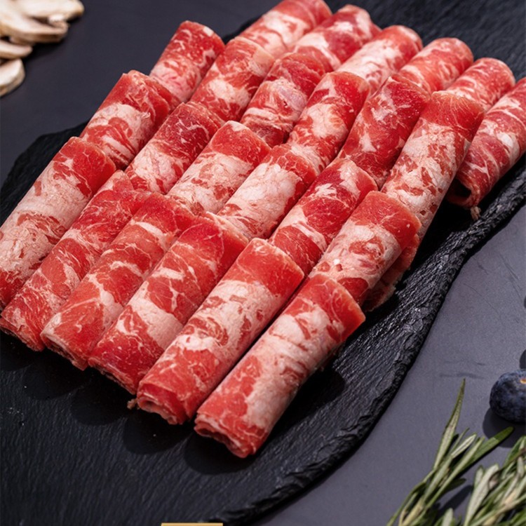 【王炸福利】现切雪花肥牛卷牛肉卷100%纯牛肉250g/盒
