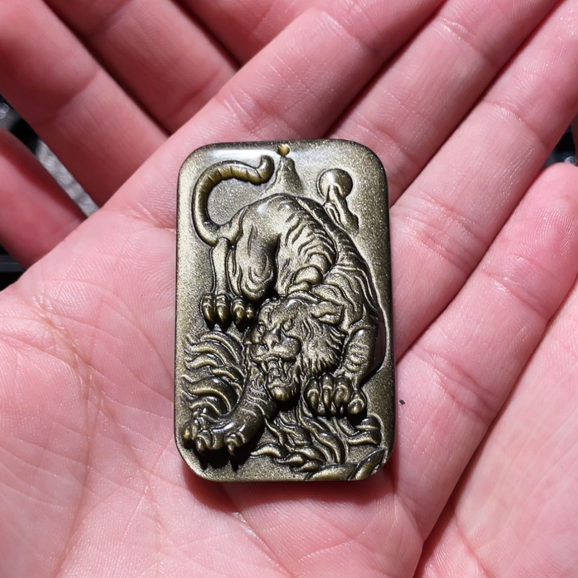 【闪购商品】黑曜岩吊坠(不含链)未镶嵌不***@