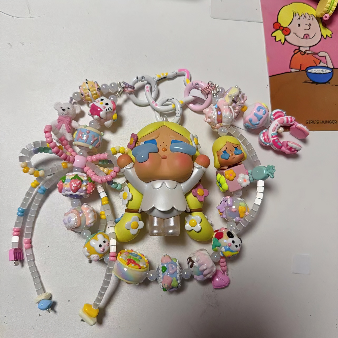 手机链单排链接不是图片款手工diy