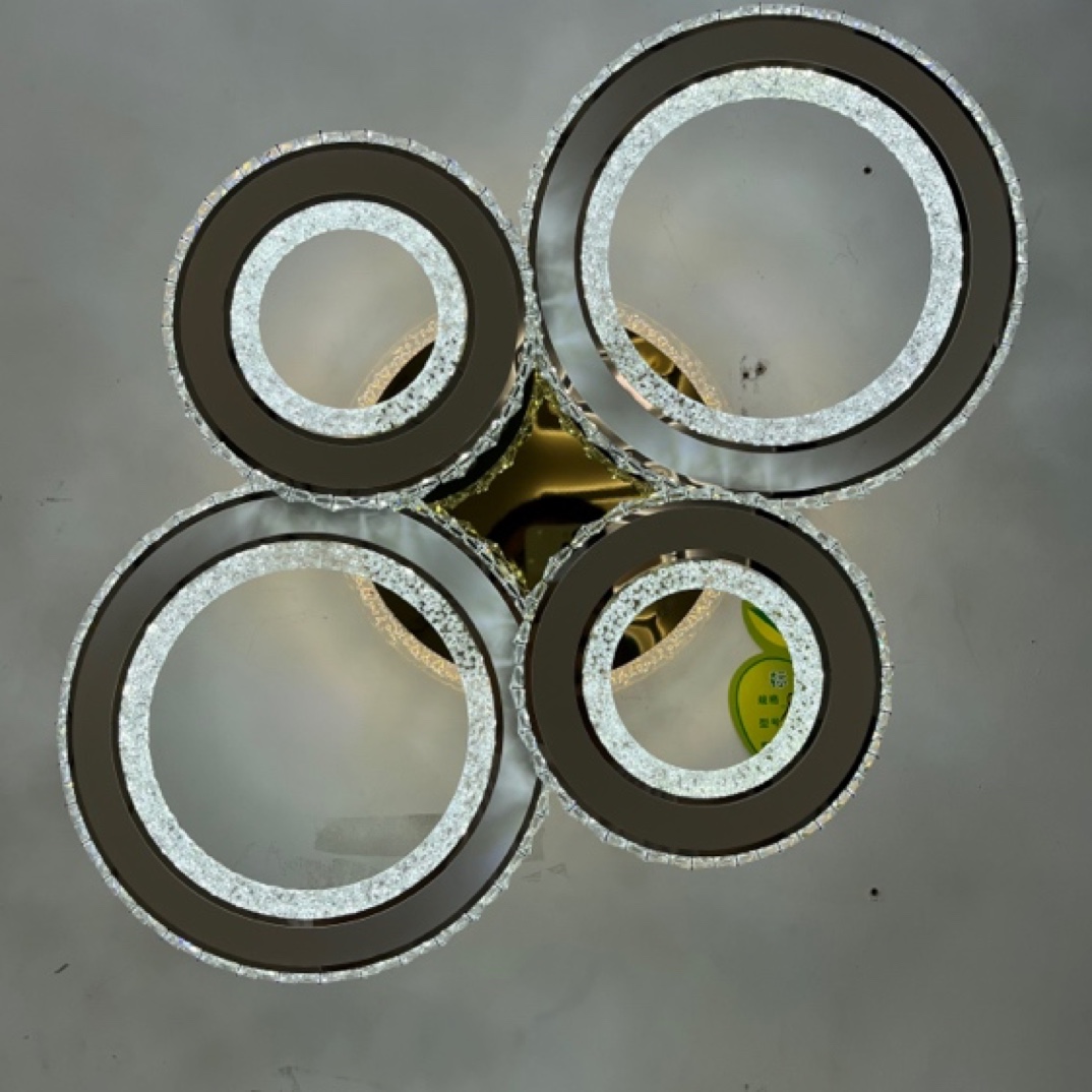 法粤灯具水晶灯卧室灯现代简约设计创意灯