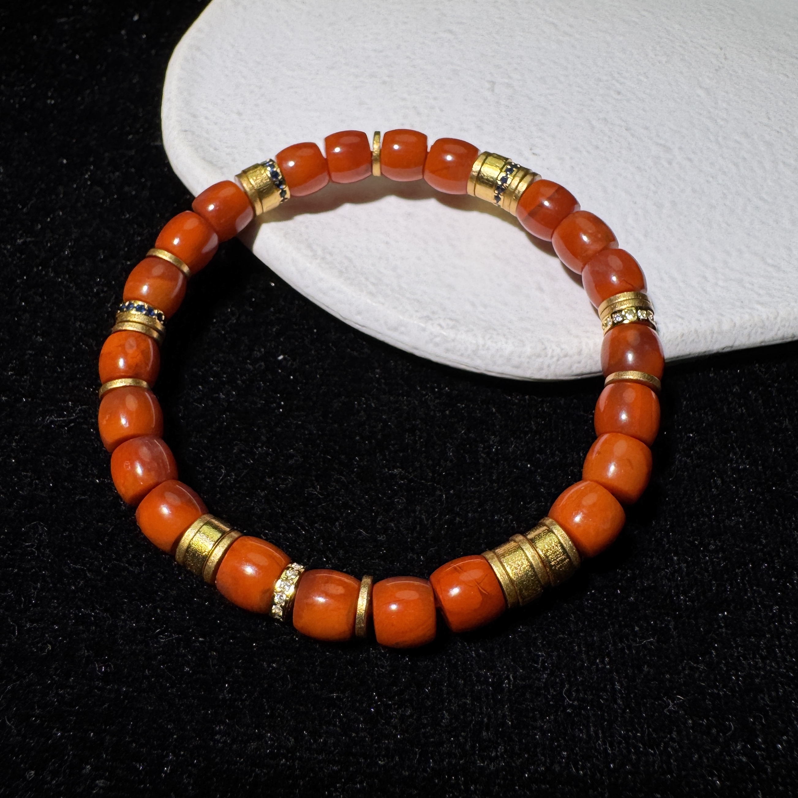 【才韵】瓦西南红手串（天然珠宝多样性发其一）