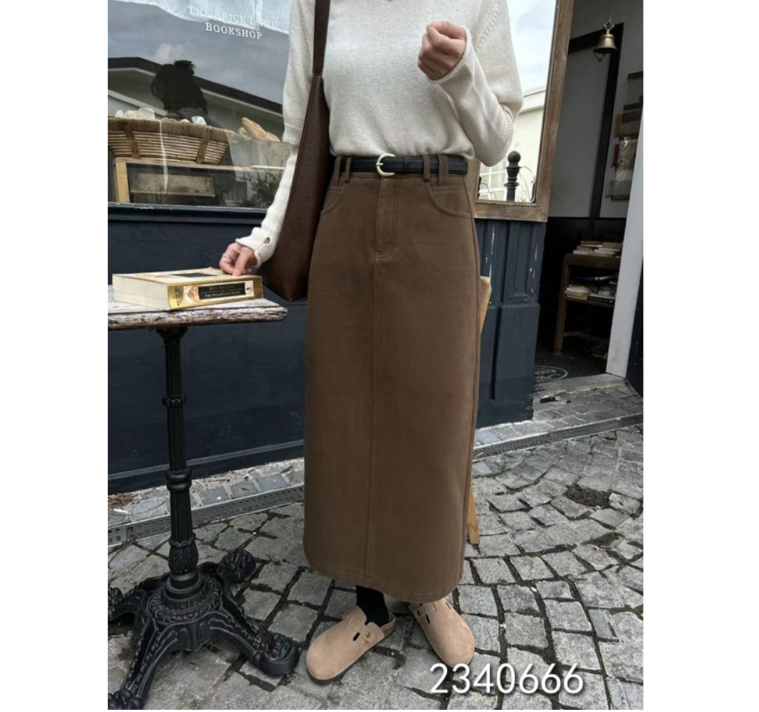 小妳XiaoNi———（冬款牛仔半身裙2340666）