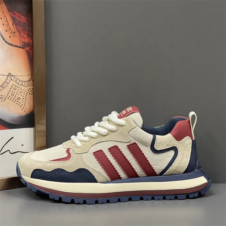 男鞋运动鞋时尚休闲百搭潮流阿甘鞋男士舒适透气软底复古潮鞋