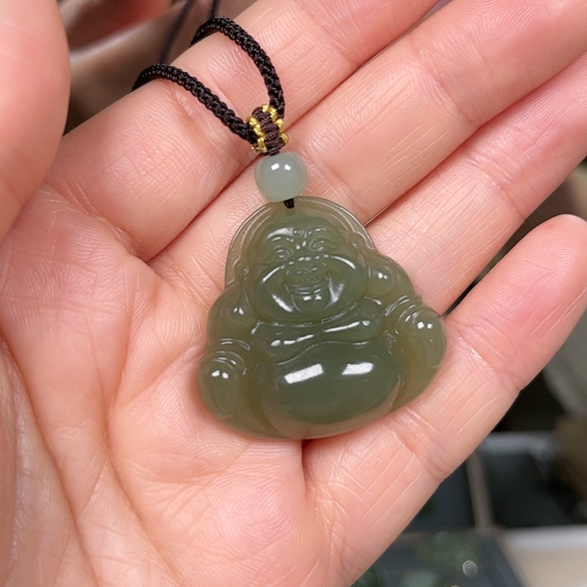 【闪购商品】和田玉吊坠(赠链)未镶嵌*‍**