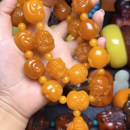琥珀手链未镶嵌经典