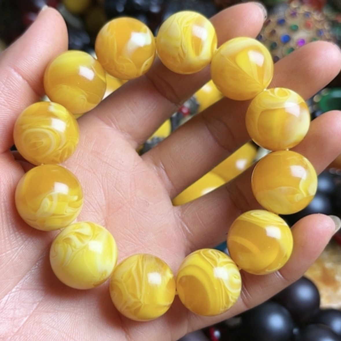 【闪购商品】琥珀手链未镶嵌