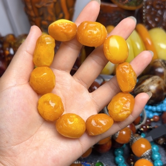 琥珀手链未镶嵌经典