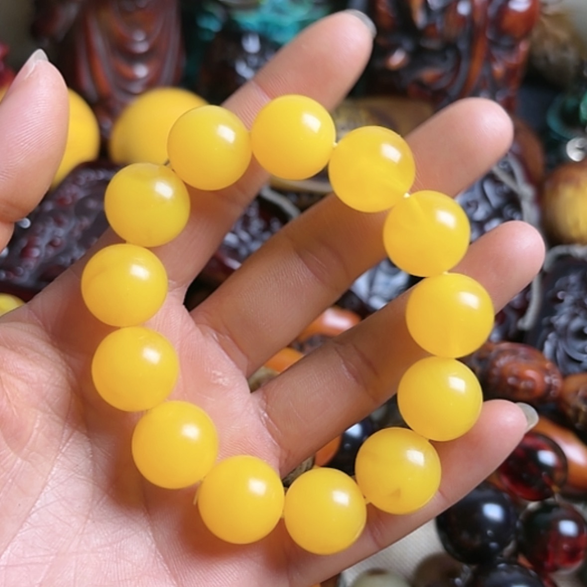 【闪购商品】琥珀手链未镶嵌