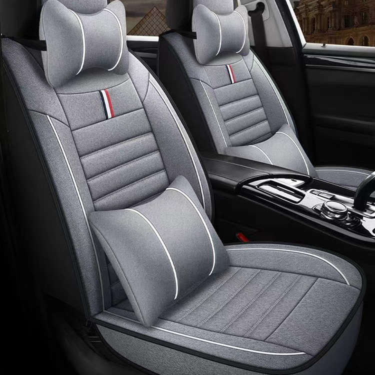 汽车布艺亚麻四季通用座套新款包邮