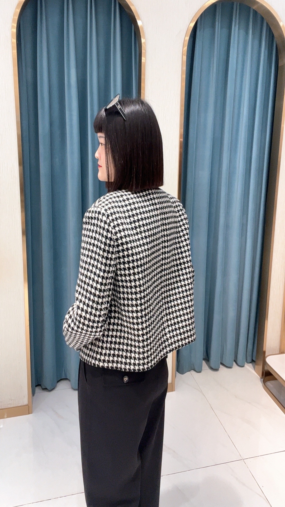 金2024新款小香风大衣