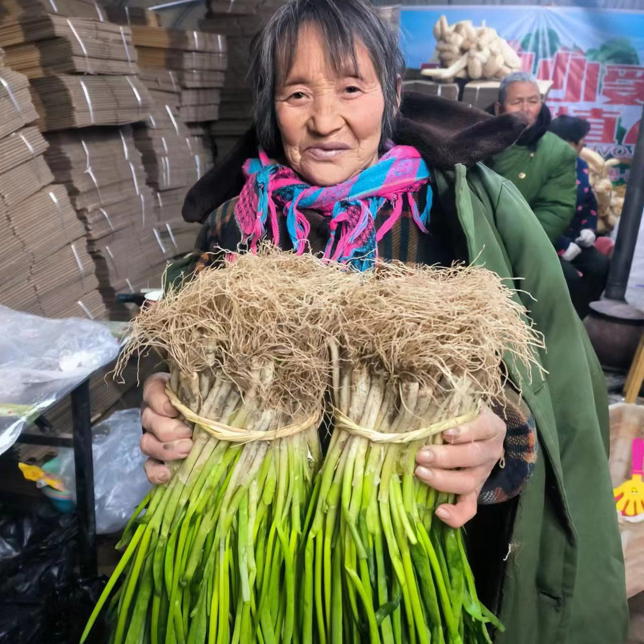 小葱【苏北蔬菜】苏北老家小葱老品种味道足2斤起包邮