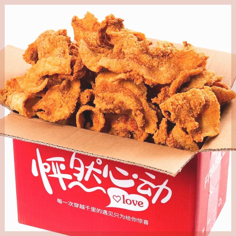 猪油渣干炸脆皮五花肉渣包邮小吃零食休闲食品猪肉脯脂渣特产衙口