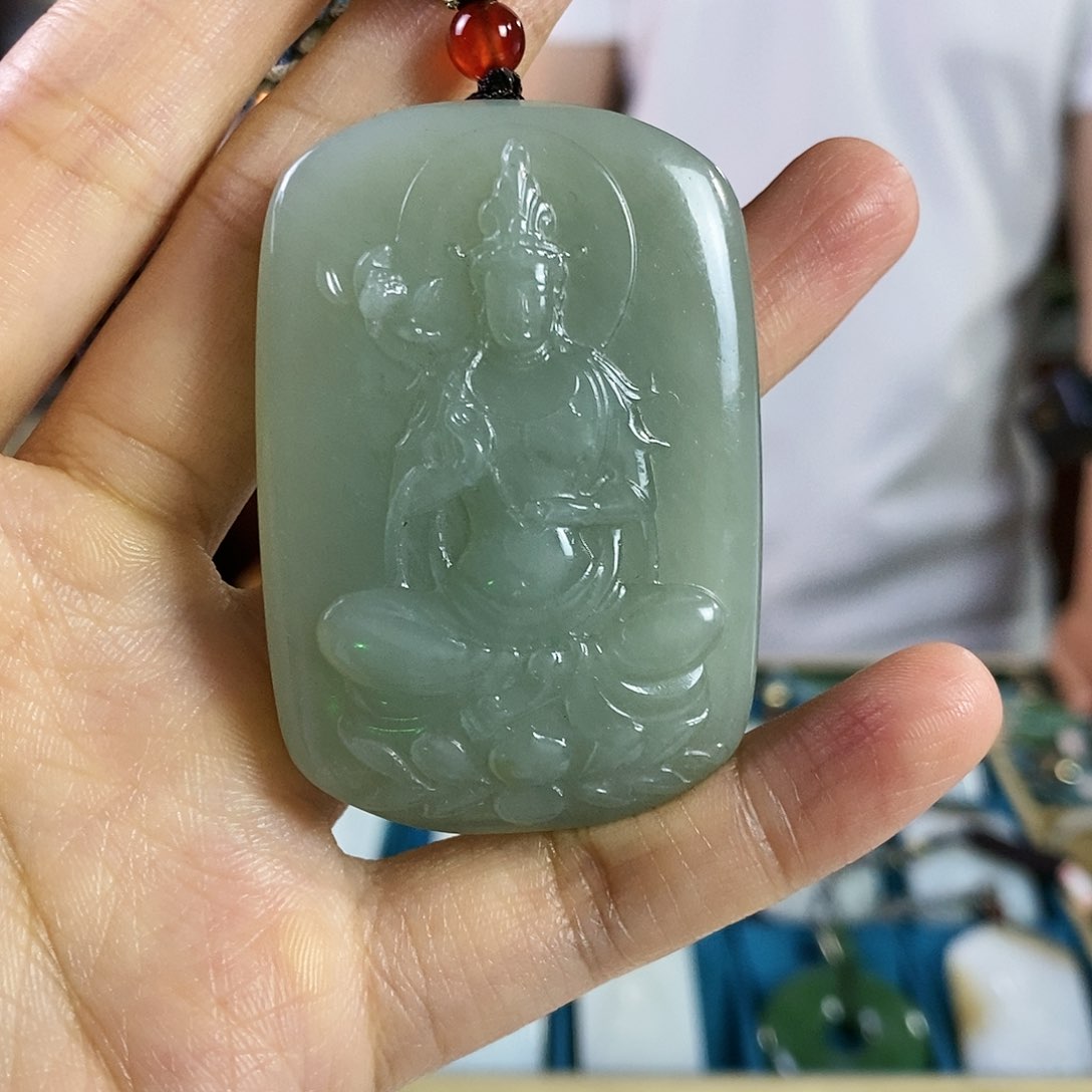 【闪购商品】和田玉吊坠双面雕刻未镶嵌
