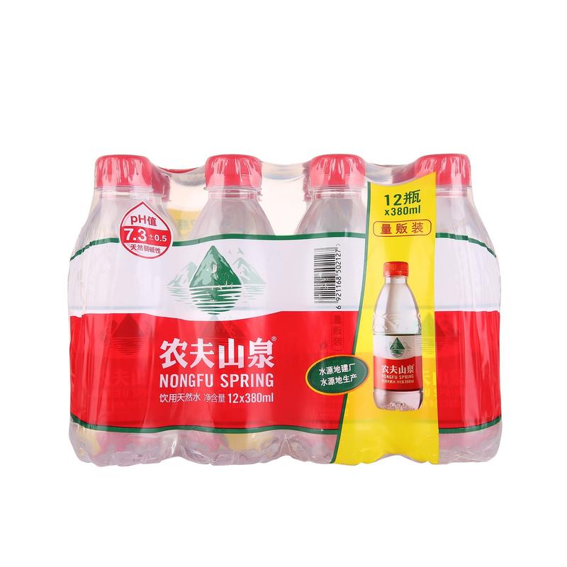 农夫山泉饮用天然水量贩装380ml*12