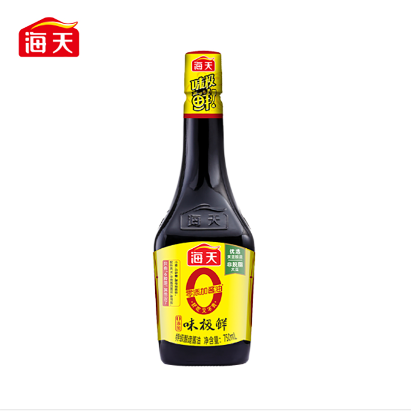 海天零添加味极鲜酱油750ml