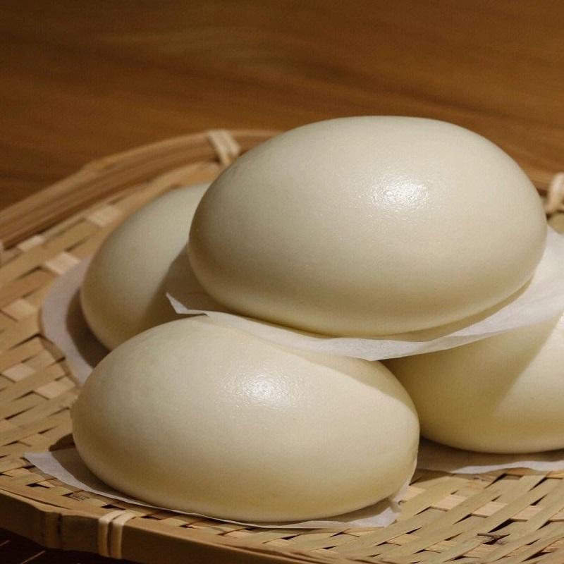 手工硬面圆馒头..