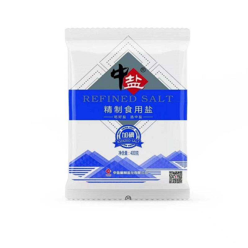 中盐精制食用盐400g
