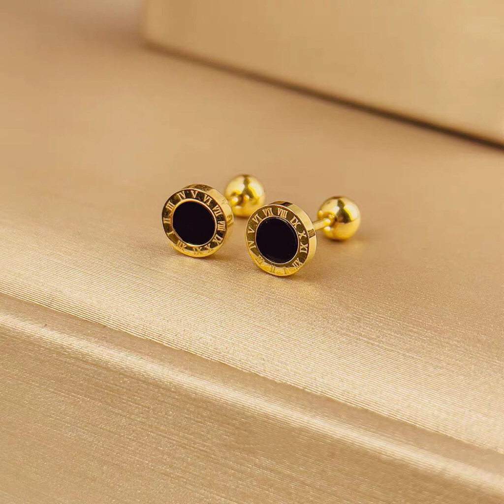 钛钢耳饰 6299 简约百搭螺丝耳钉