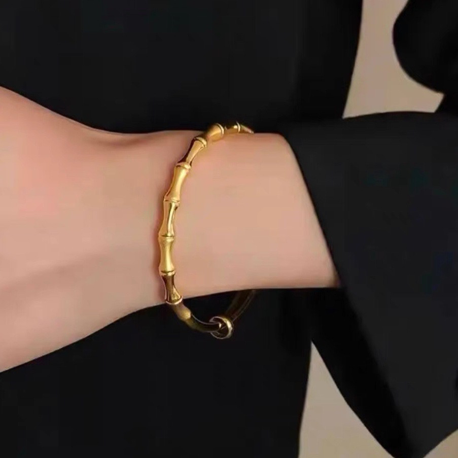 铜合金手镯 6262 精美可调节竹节手镯