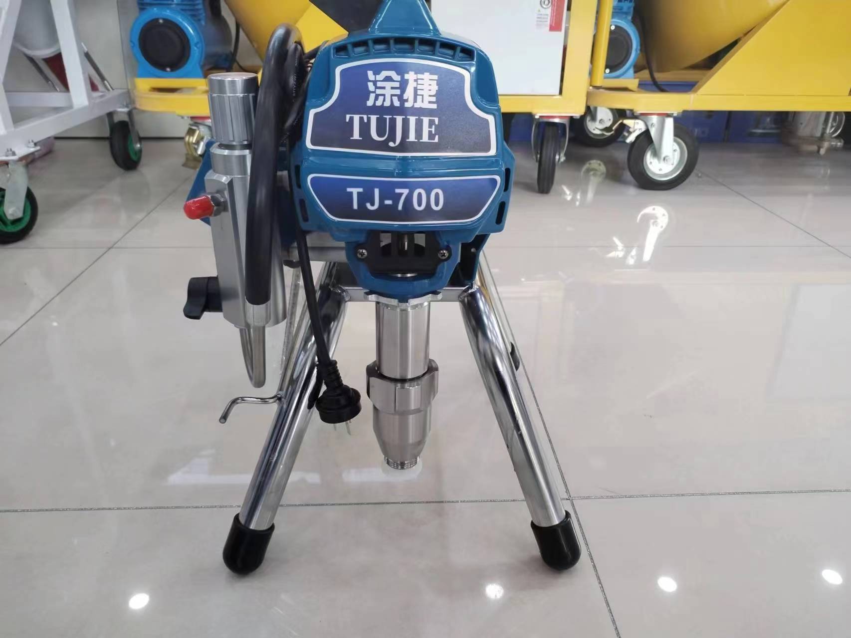 涂捷700电动无气喷涂机柱塞喷涂机乳胶漆油漆喷漆设备